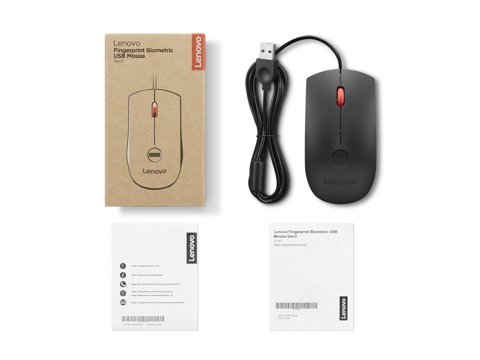 Fingerprint Biometric USB Mouse Gen3