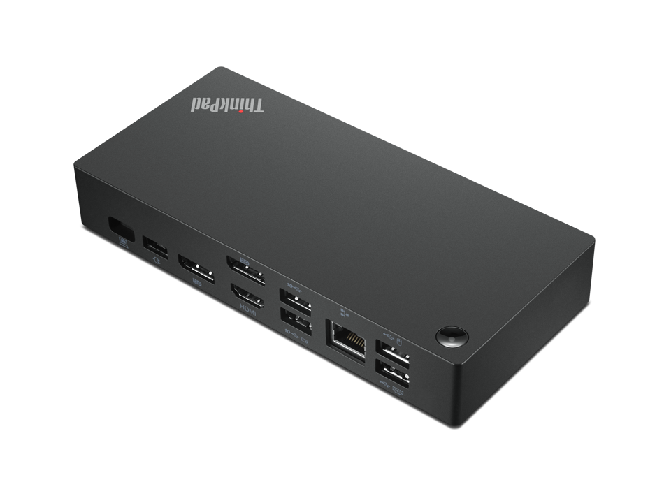 ThinkPad Universal USB-C Dock Docking Station USB-C HDMI 2xDP 1GbE 90 Watt