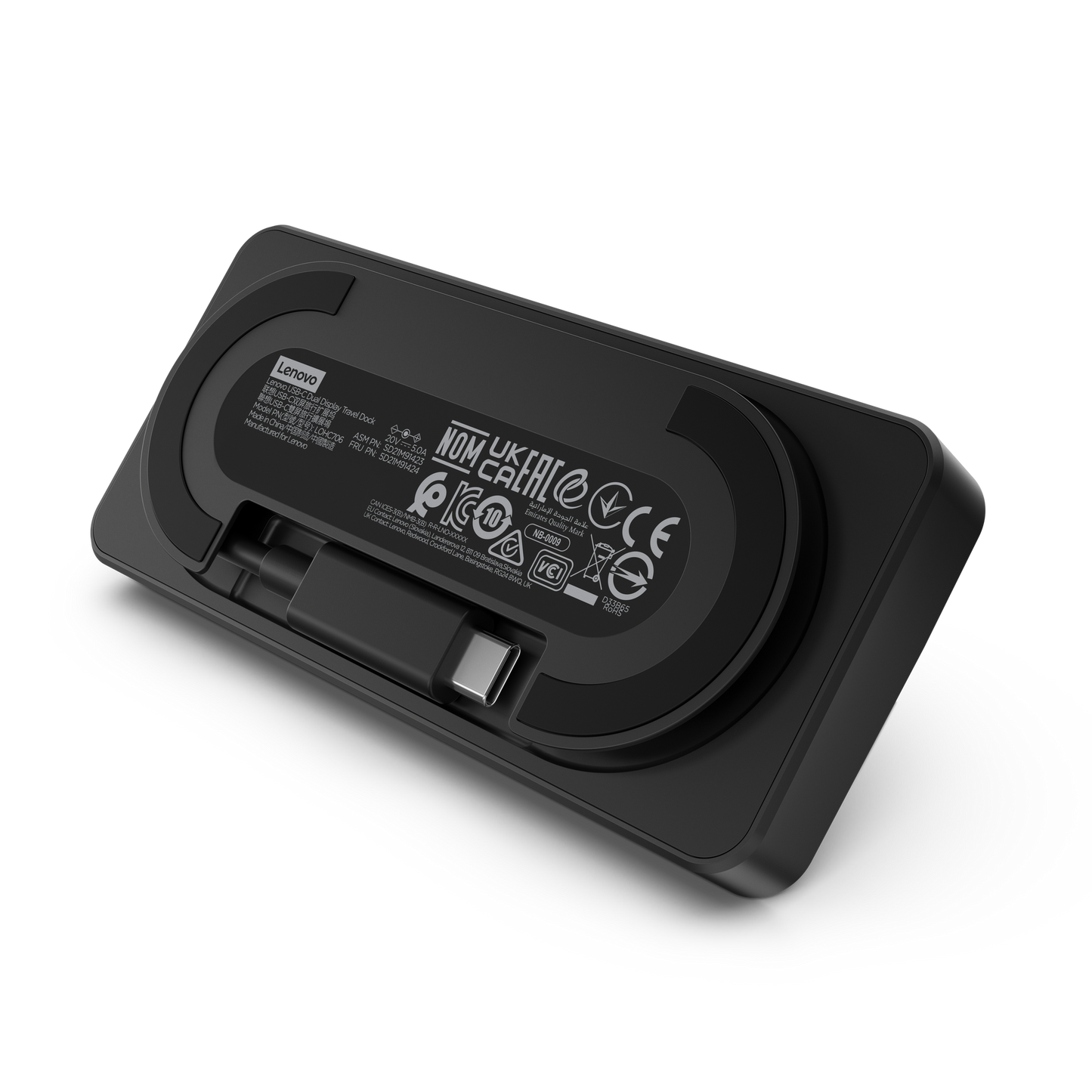 USB-C Dual Display Travel Dock w/o Adapter