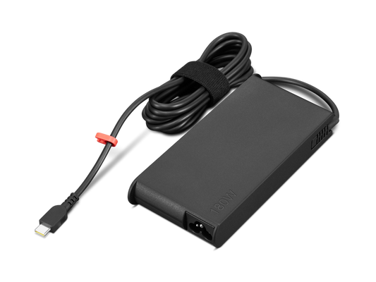 ThinkPad Mobile Workstation 180W USB-C GaN Slim AC Adapter -EU