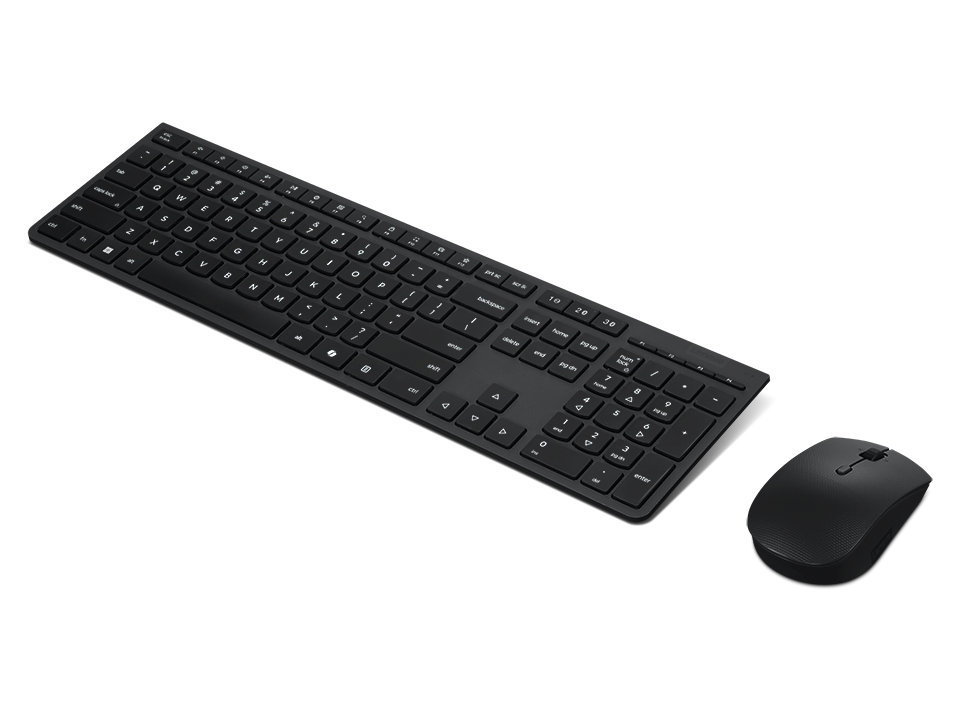 Professional Wireless Rechargeable Keyboard and Mouse Combo AI - Swiss French/German