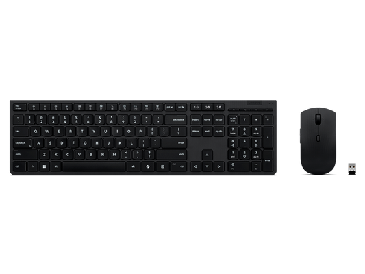 Professional Wireless Rechargeable Keyboard and Mouse Combo AI - Swiss French/German