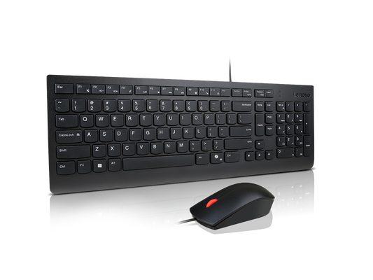 Essential Wired Keyboard and Mouse Combo US English