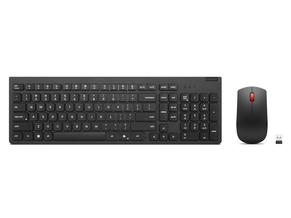 Essential Wireless Combo Keyboard & Mouse Gen2 Black-Italy w/copilot button