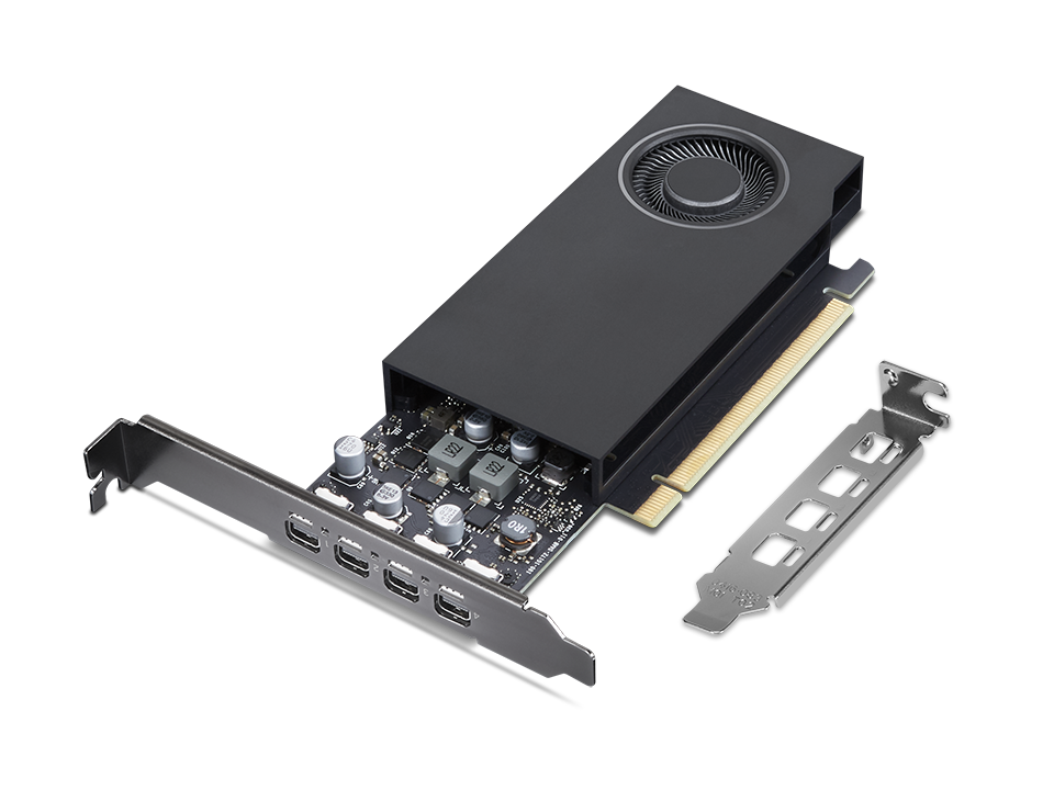 NVIDIA RTX A1000 8GB 4xmini-DP GDDR6 Graphics Card