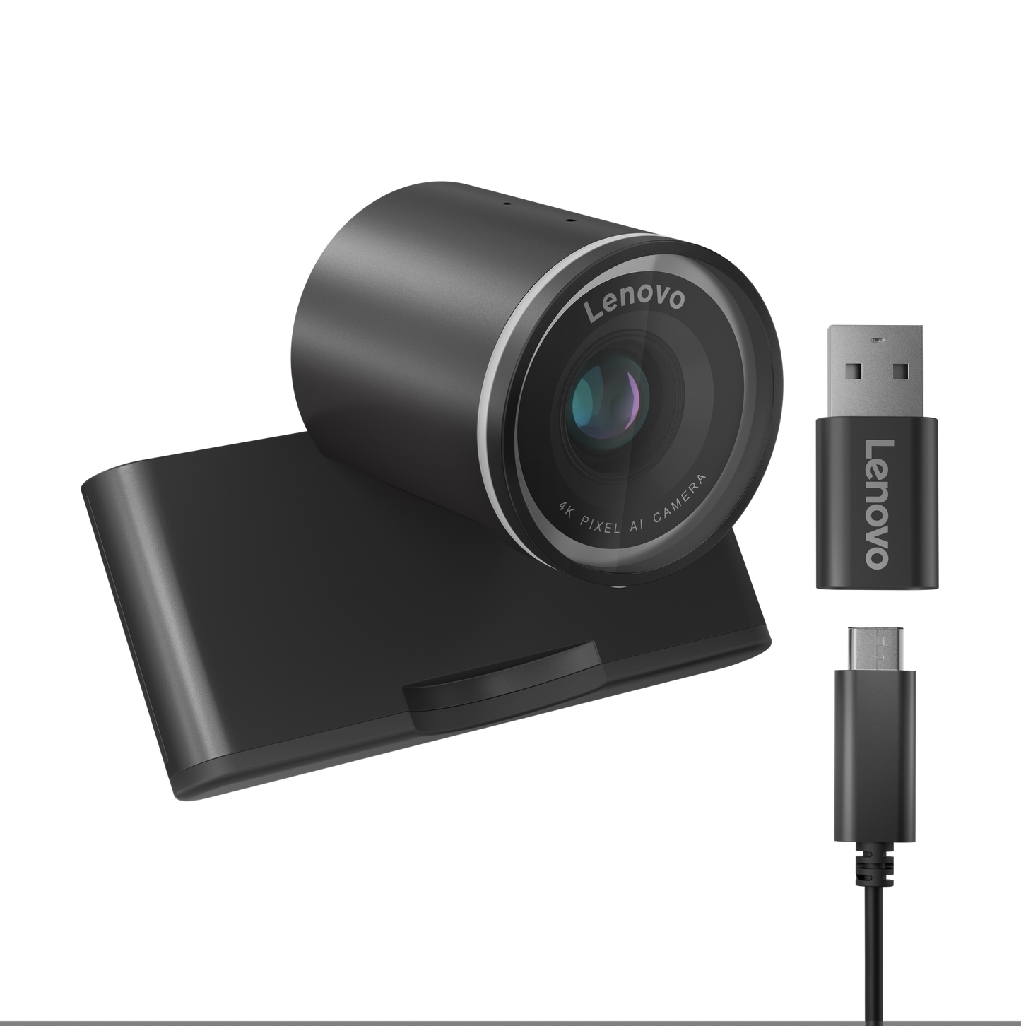 4K Pro Webcam 4K Adjustable FOV90/78/65 Directional Microphone AutoFocus HDR AI Framing/Face USB-C/A 1.5m Detachable Cable