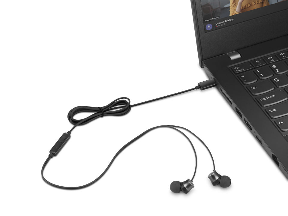 USB-C Wired In-Ear Headphones with inline control