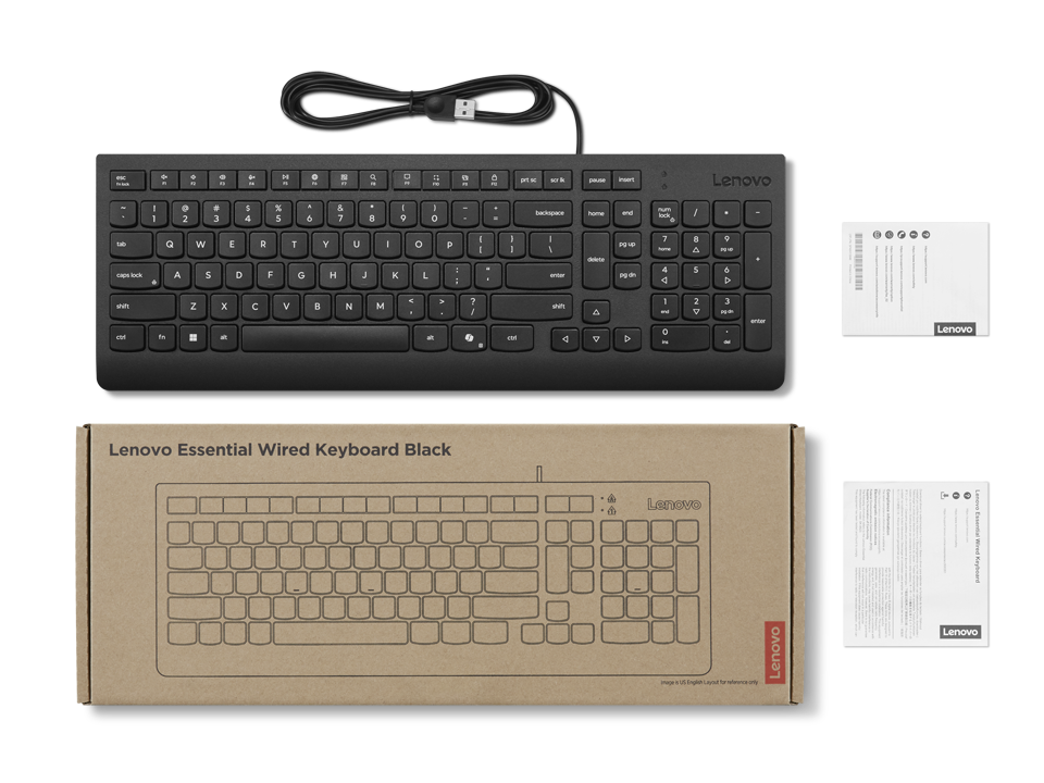 Essential Wired Keyboard AI Danish 159