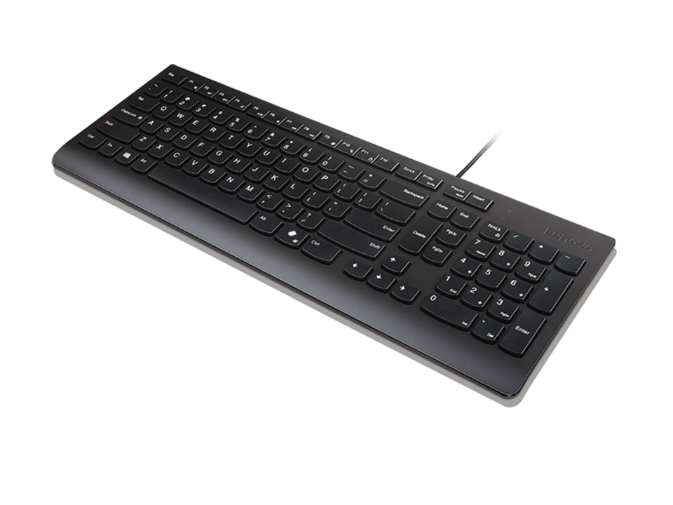 Essential Wired Keyboard Black - German 129