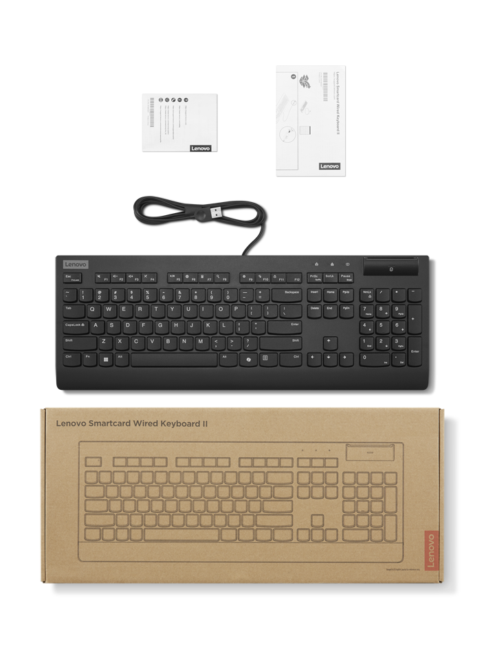 Smartcard Wired keyboard II-German w/copilot button