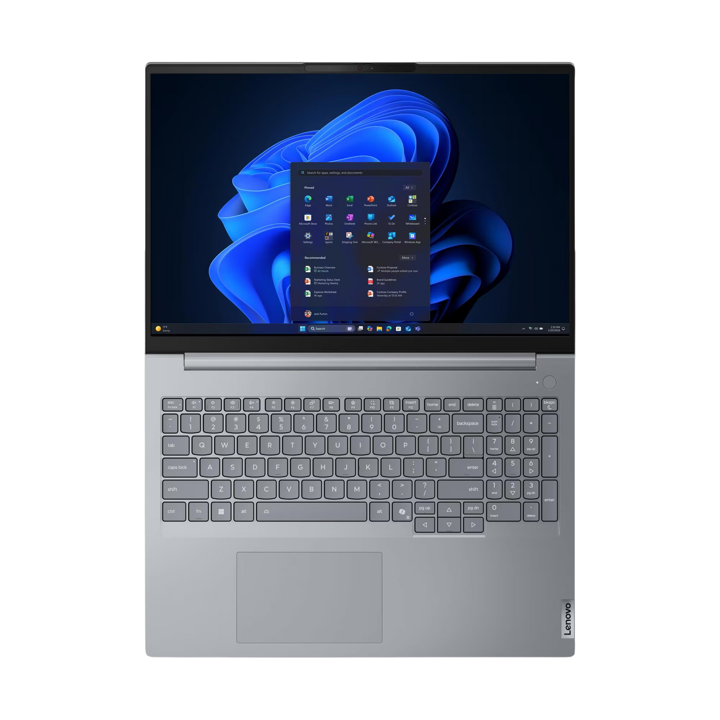 ThinkBook 16 G9 AMD Ryzen 5 220 40,64cm 16Zoll WUXGA 32GB 1TB SSD UMA W11P No WWAN Arctic Grey