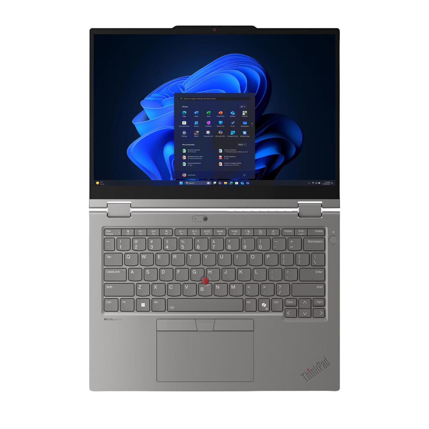 ThinkPad L13 2-in-1 G6 Intel Core Ultra 5 225U 33,78cm 13,3Zoll Touch WUXGA 16GB 512GB SSD UMA W11P WWAN Ready Grey
