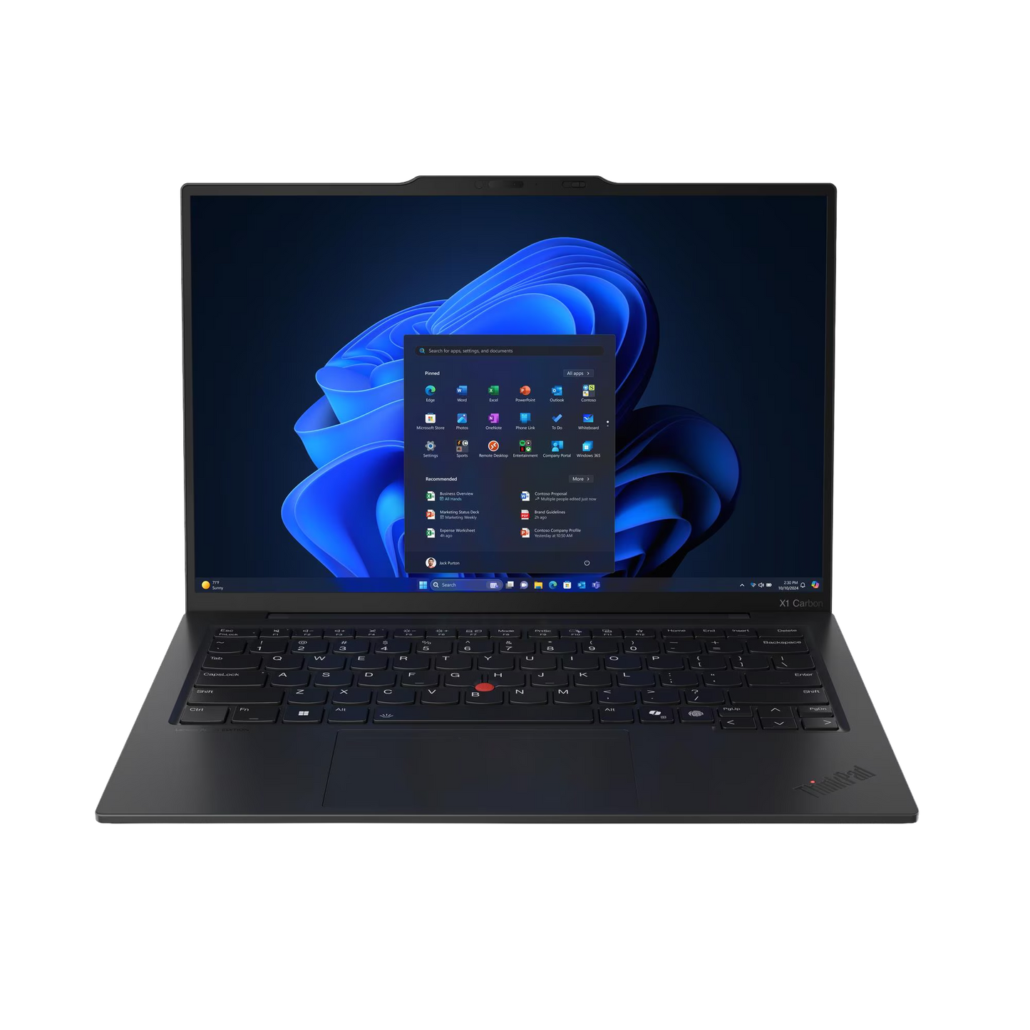 ThinkPad X1 Carbon G13 Intel Core Ultra 5 225U 35,56cm 14Zoll WUXGA 16GB 512GB SSD UMA W11P 4G AI PC Black
