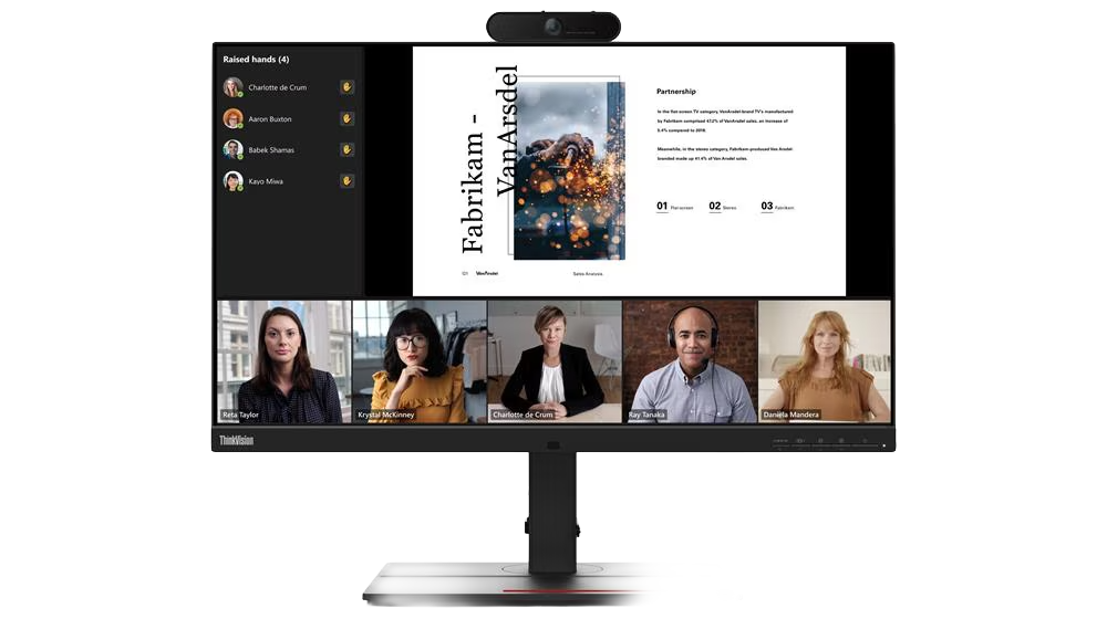 ThinkVision P27u-20 68,58cm 27Zoll 3840x2160 4K UHD 16:9 400cd/m2 HDMI DP USB Type-C Topseller