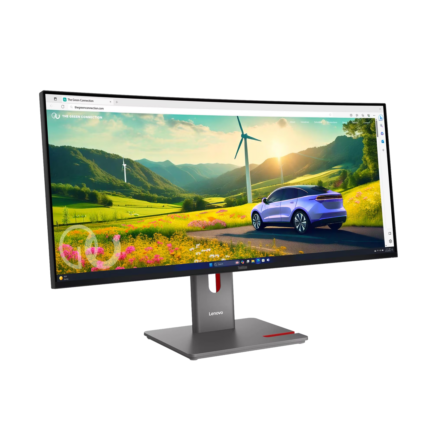 ThinkVision P34WD-40 86,36cm 34Zoll 3440x1440 IPS 120Hz USB-C docking 140W Speakers 2x3W Daisy Chain KVM/eKVM