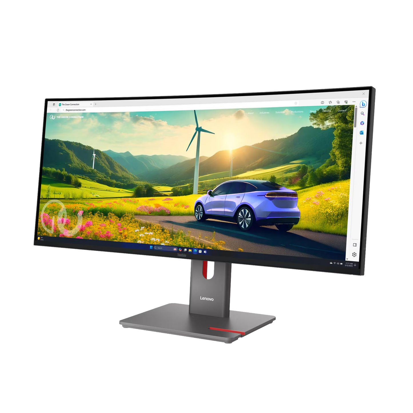 ThinkVision P34WD-40 86,36cm 34Zoll 3440x1440 IPS 120Hz USB-C docking 140W Speakers 2x3W Daisy Chain KVM/eKVM