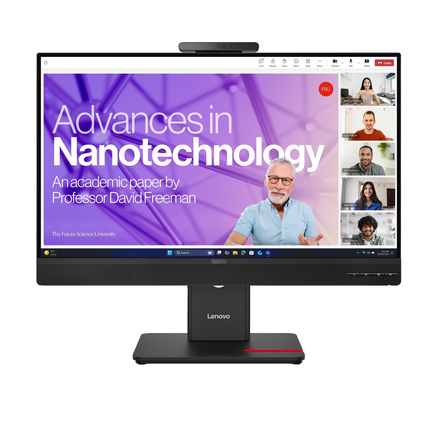 ThinkVision T24-4v 60,45cm 23,8Zoll IPS FHD 16:9 120Hz 250 cd/m2 4ms HDMI DP VGA